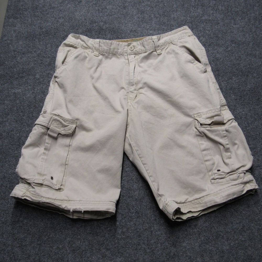 Polo Ralph Lauren Mens Cargo Shorts Tan Khaki Cotton Twill 33 Utility Relaxed